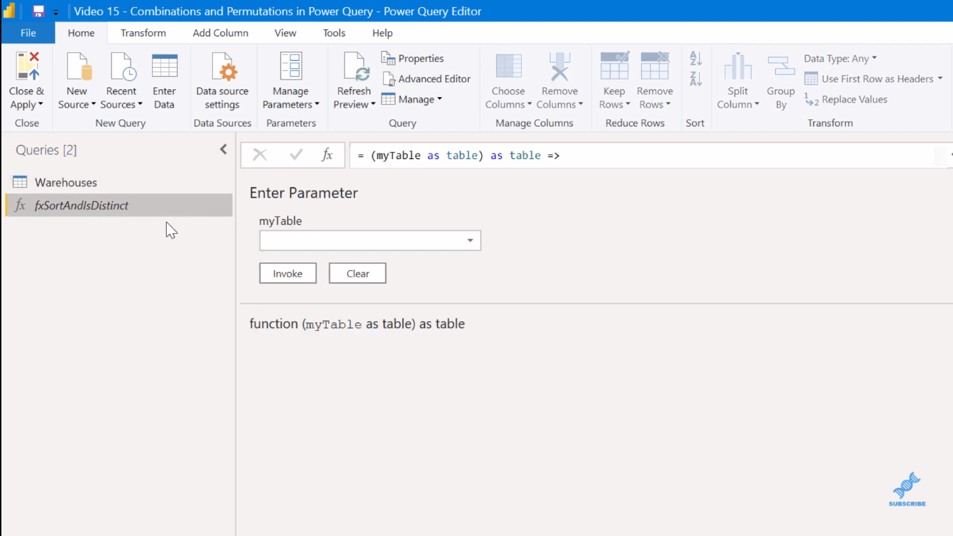 Kombinatorisk analys med hjälp av Power Query i LuckyTemplates