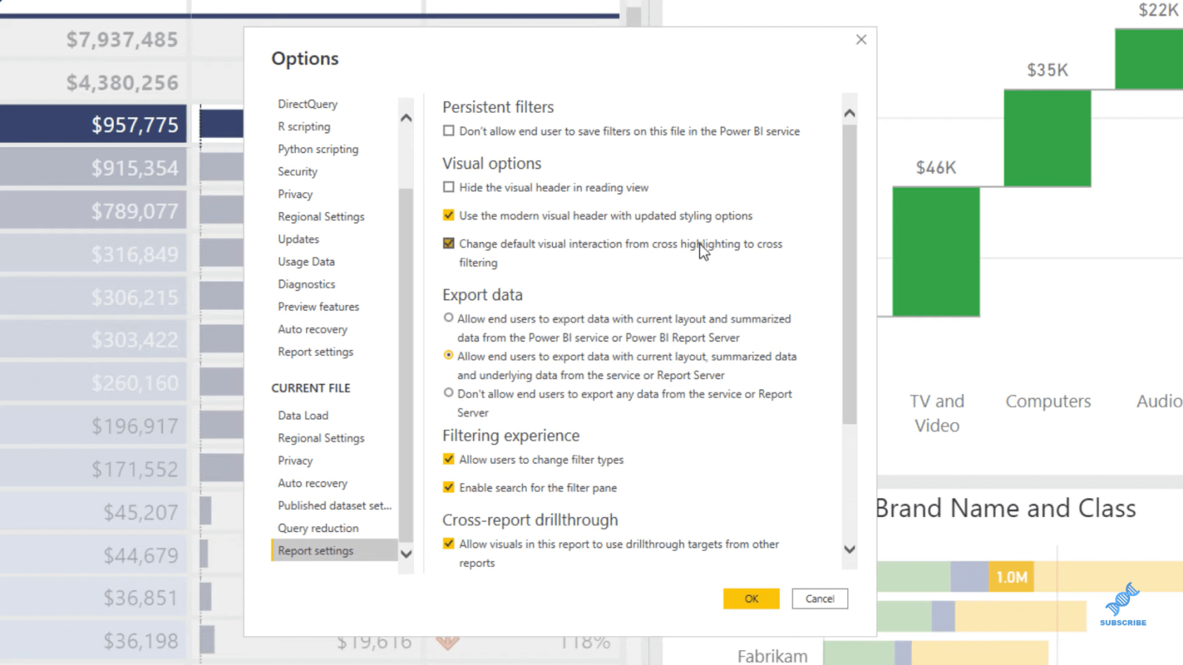 LuckyTemplates visuelle filter for rapportene dine – hvilken skal du bruke?