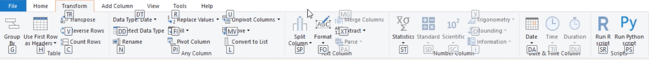 Oversikt over Query Editor-brukergrensesnittet i LuckyTemplates