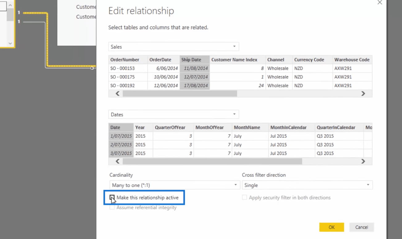 Hvordan jobbe med flere datoer i LuckyTemplates