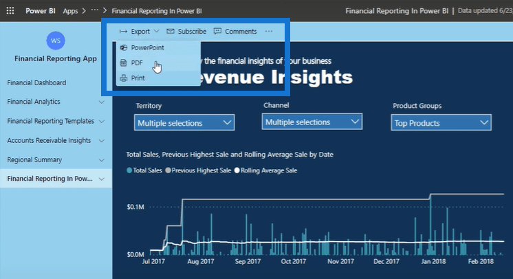 Beste tips for å bruke appene i LuckyTemplates Online Service