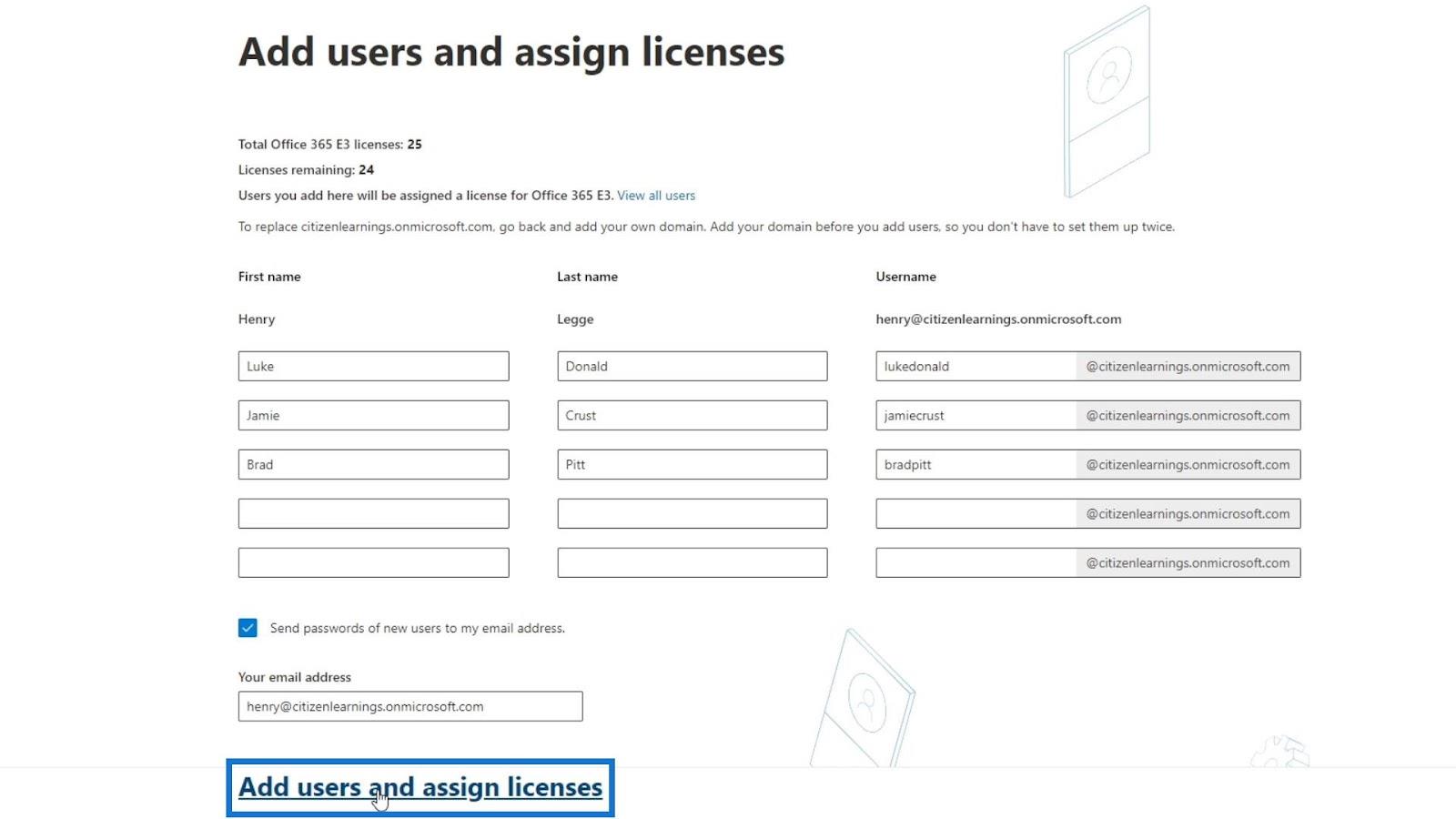 MS SharePoint Tutorial: Kontooprettelse