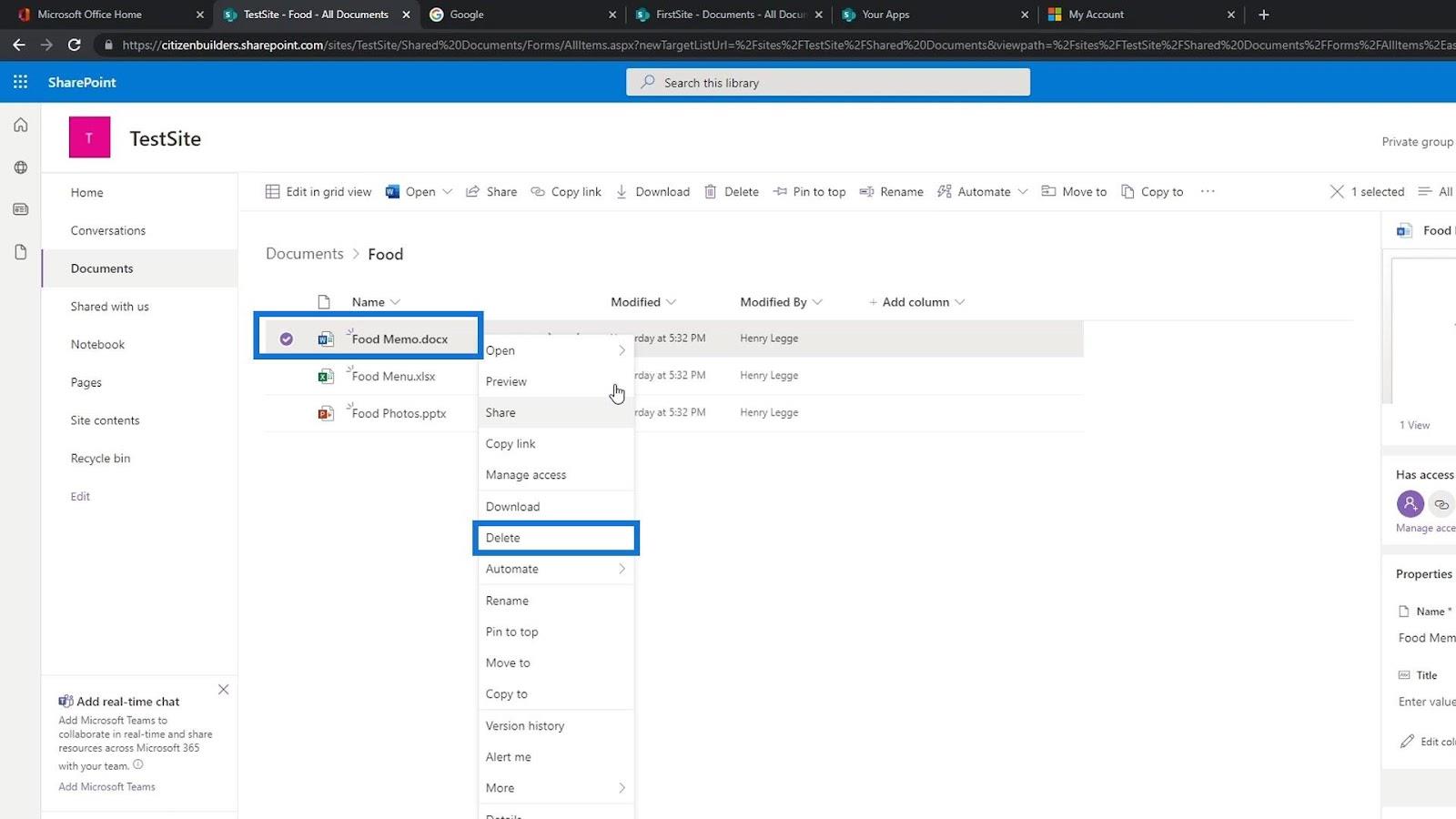 SharePoint-dokumentbibliotek |  Tutorial for begyndere