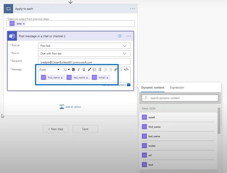 Lag en HTTP-forespørsel i Power Automate