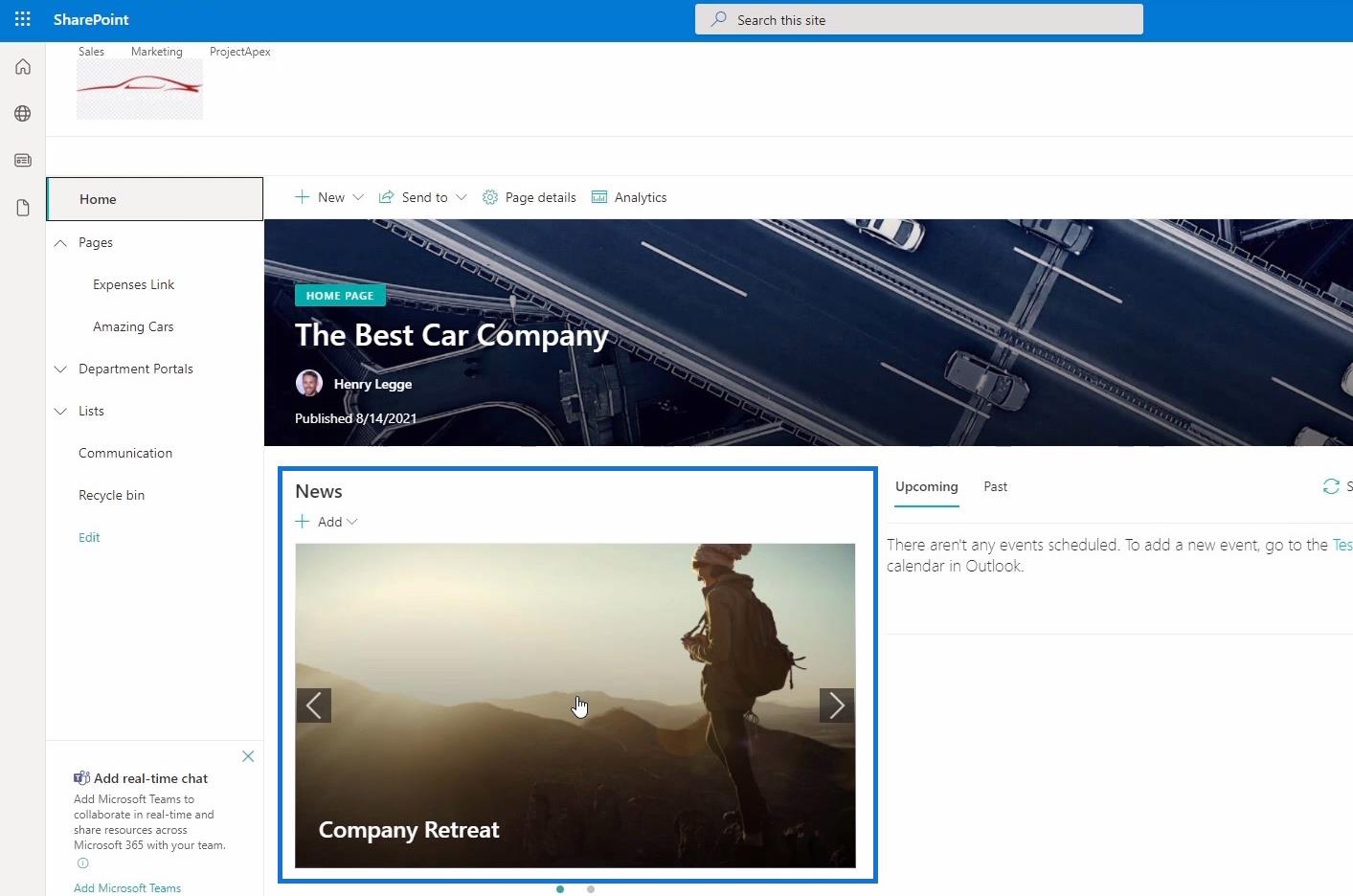 SharePoint Platform: Sociale netværksfunktioner