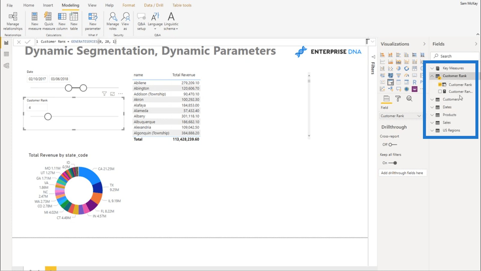 Dynamisk segmentering med dynamiska parametrar – avancerade Lucky Templates & DAX-teknik