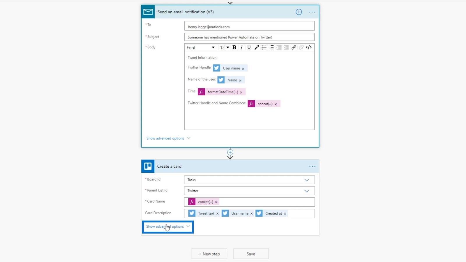 Power Automate Actions |  A mély merülés oktatóanyaga