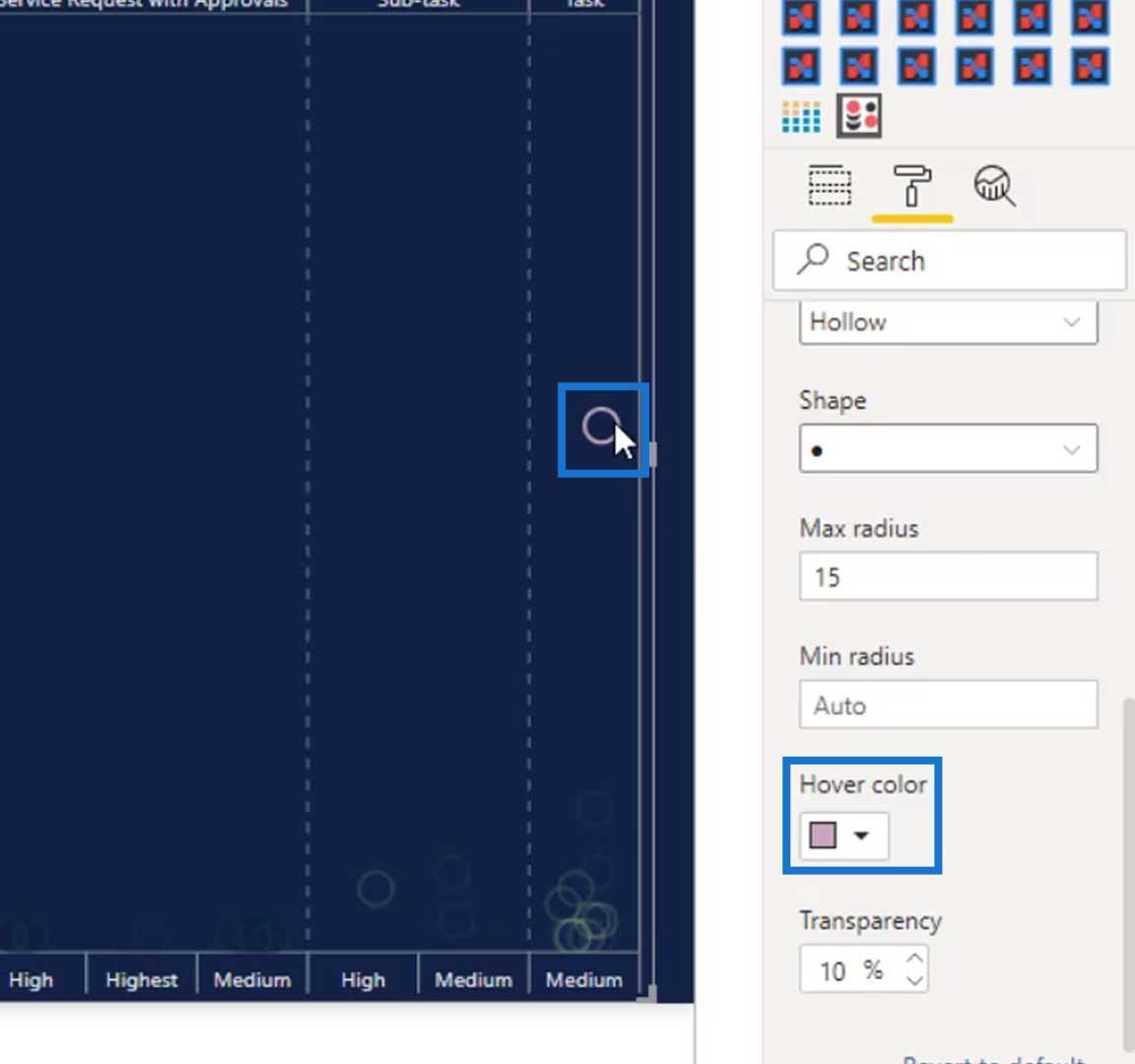 Punktplot-grafer i LuckyTemplates: Brugerdefineret visualisering