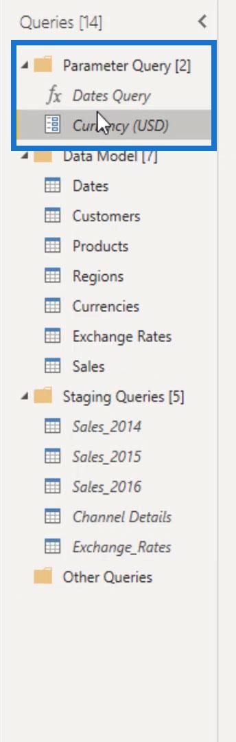 LuckyTemplates Parameters Via Query Editor