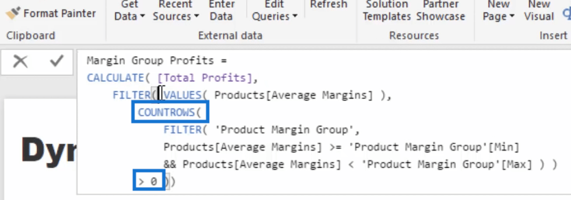 Bruk DAX til å segmentere og gruppere data i LuckyTemplates