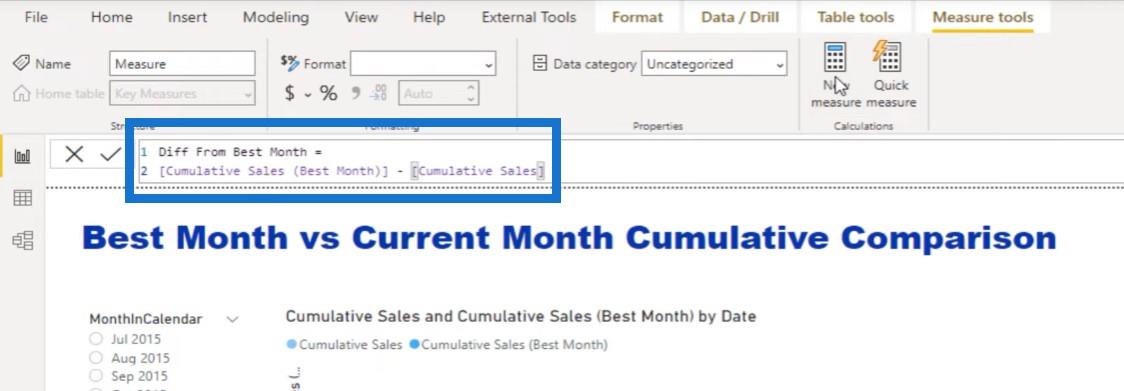 En LuckyTemplates DAX-vejledning om kumulative sammenligninger