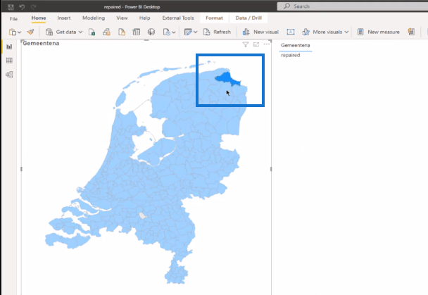 Shape Maps LuckyTemplates – Hvordan lage og reparere