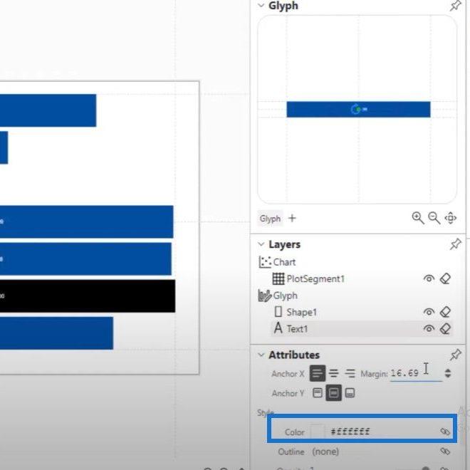 Formatér diagrammer betinget ved hjælp af Charticulator