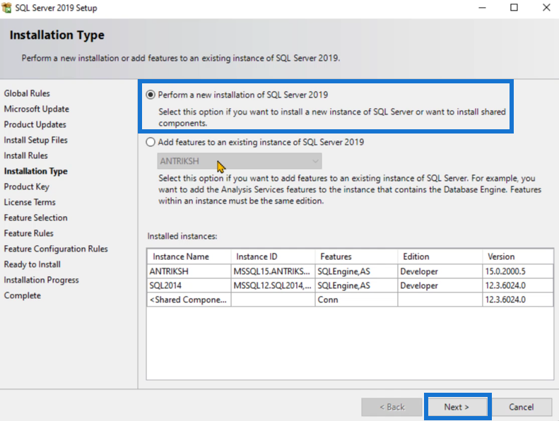 Sådan installeres SQL Server til LuckyTemplates