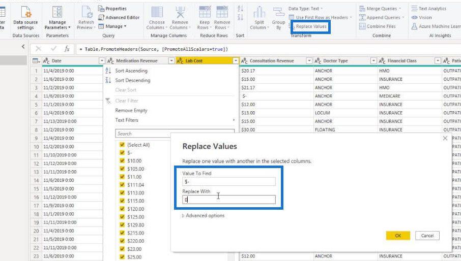 Bruke Python i LuckyTemplates |  Datasett og strengfunksjon