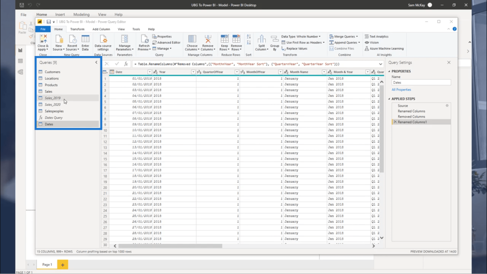 Organisering af dine forespørgsler: LuckyTemplates Query Editor Selvstudium