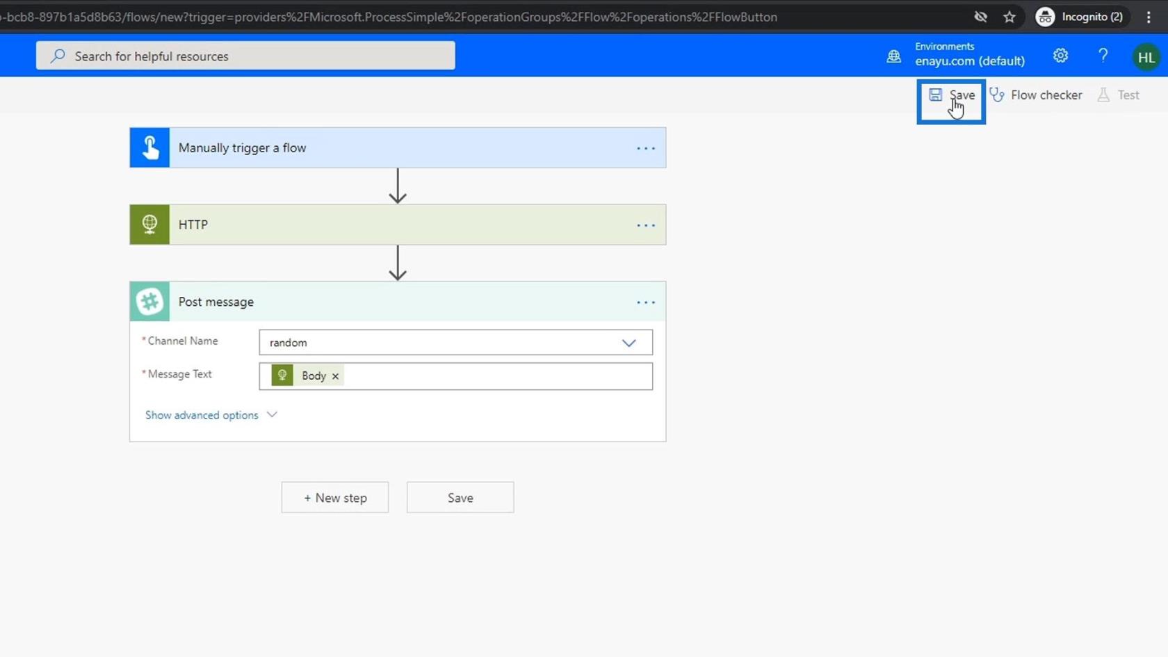 Požadavek HTTP v Power Automate – úvod