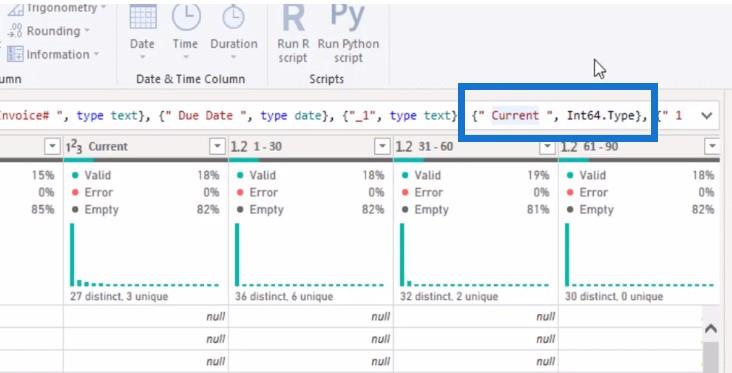 Formater data i LuckyTemplates: Adressering af uregelmæssige dataformater