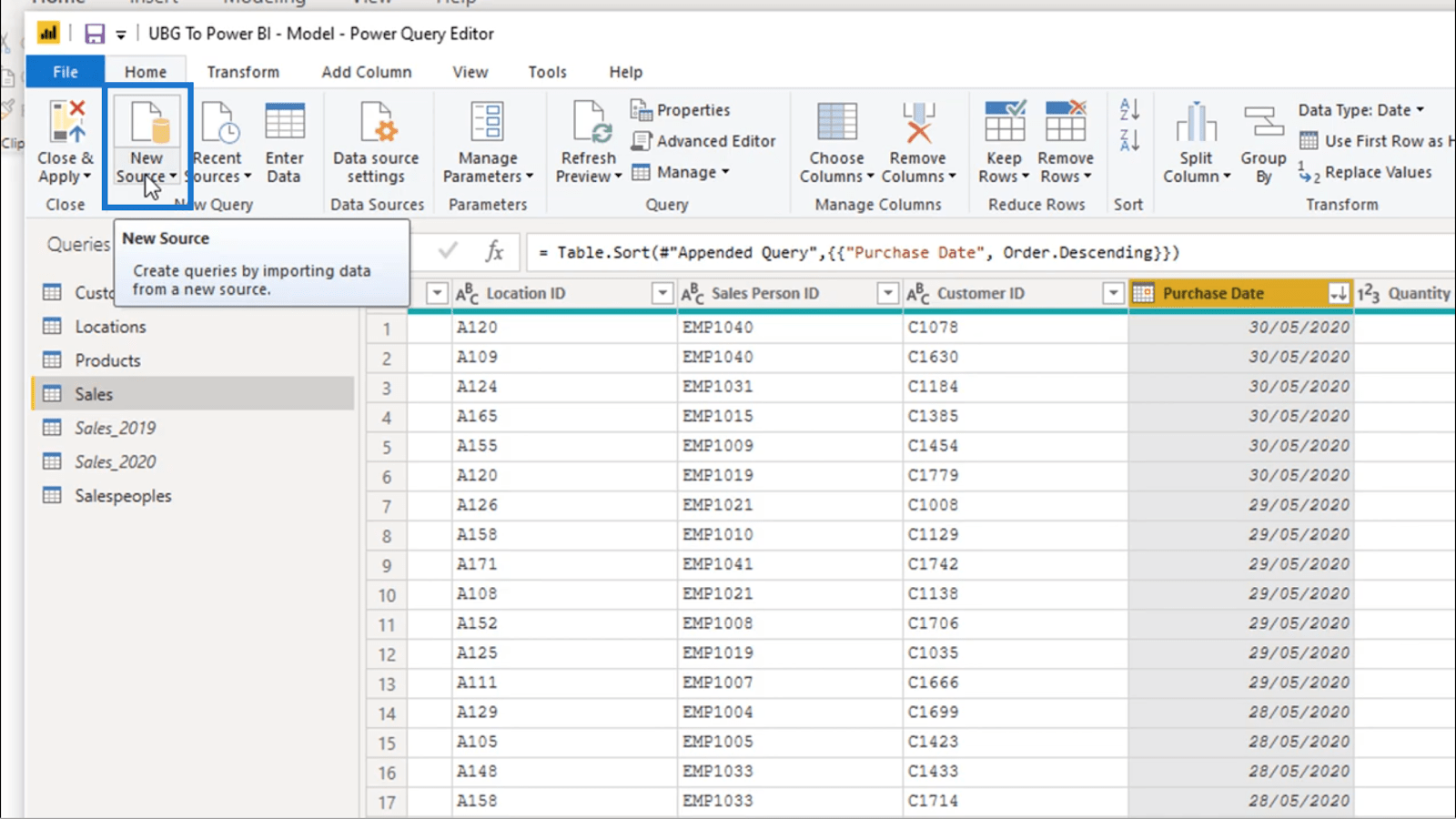 Oprettelse af en datotabel i LuckyTemplates