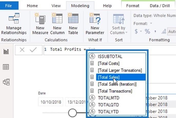 DAX-mittaukset LuckyTemplatesissa käyttämällä mittahaaroitusta