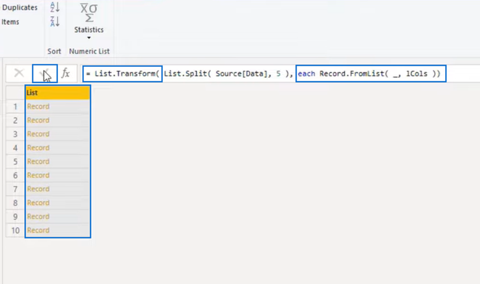 Power Query Transform Column Challenge: Stablede data til bestilt tabel