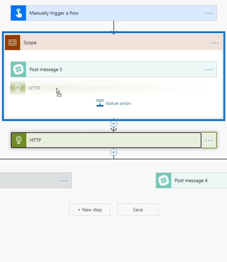 Omfangskontroll i Microsoft Power Automate flyter