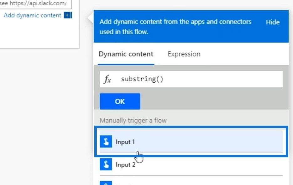 Power Automate String Funkciók: Alkarakterlánc és IndexOf