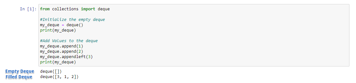 Deque In Python – Handledning med exempel