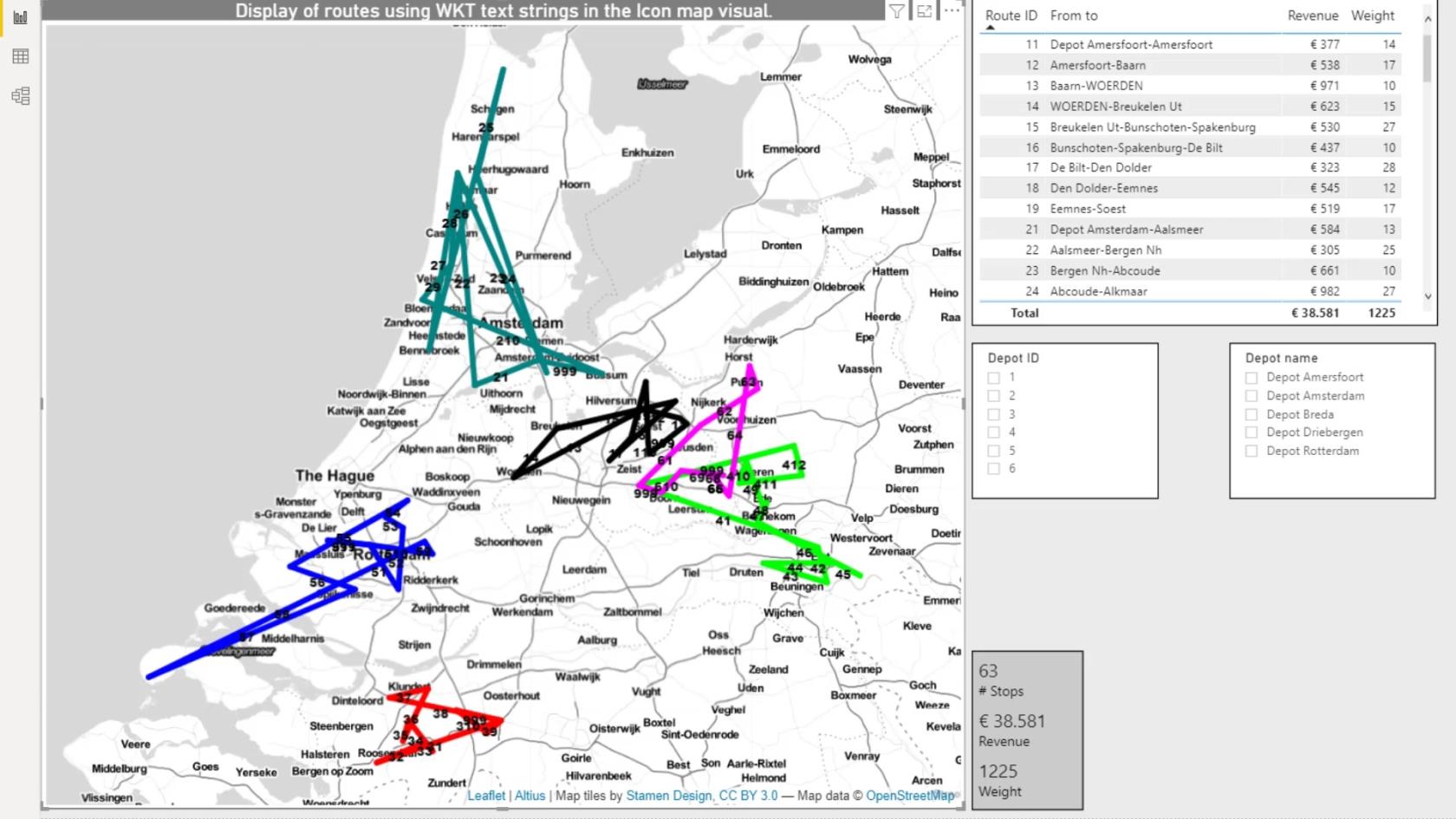 Vizuálna mapa ikon LuckyTemplates: WKT Strings