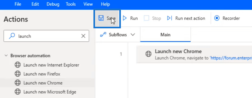 Microsoft Power Automate Desktop: Slik starter du en ny nettleser automatisk