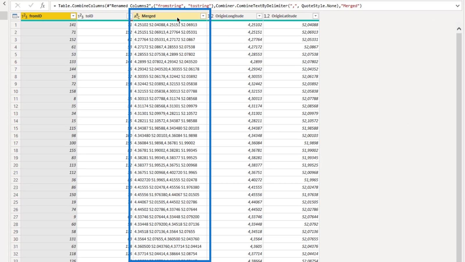 LuckyTemplates Ikontérkép Vizuális: WKT Strings