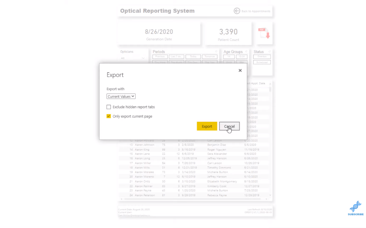 Opbygning af et rapporteringssystem med LuckyTemplates