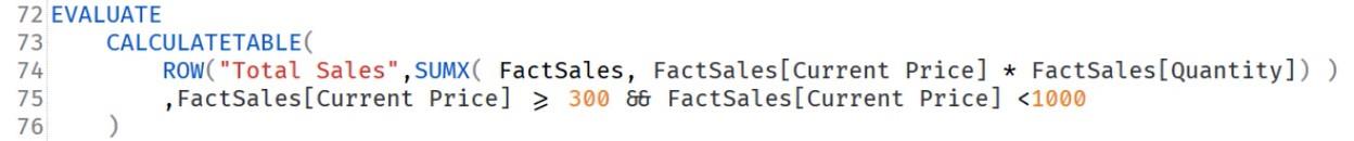 Suodata LuckyTemplatesissa: DAX Queries Context Transition