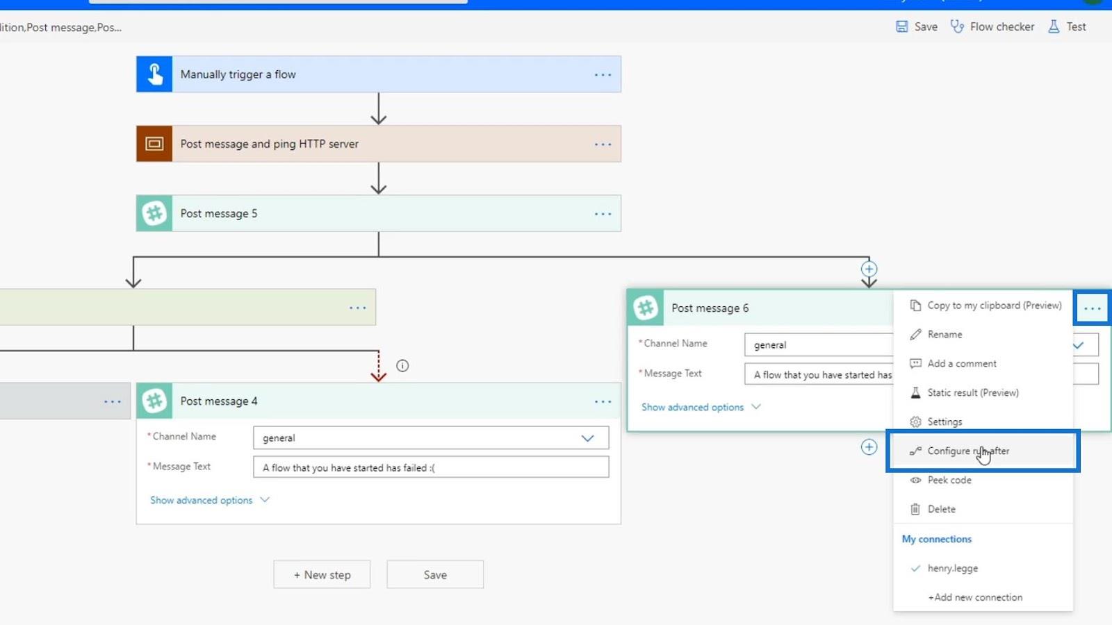 Omfangskontroll i Microsoft Power Automate flyter