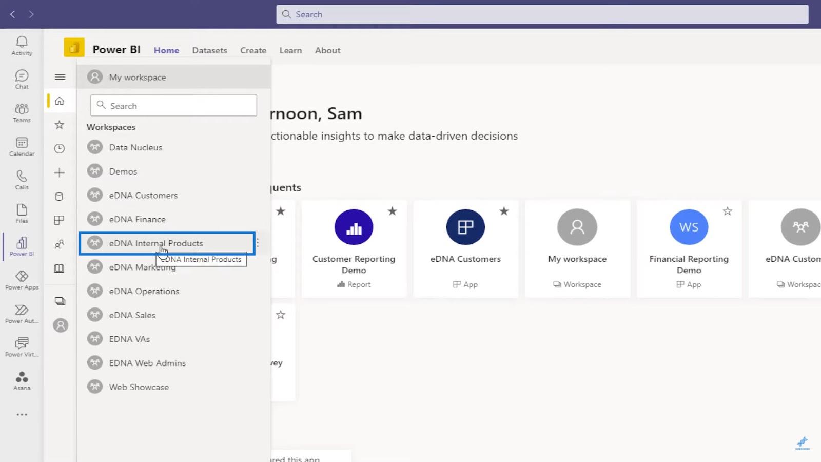 LuckyTemplates integration i MS Teams