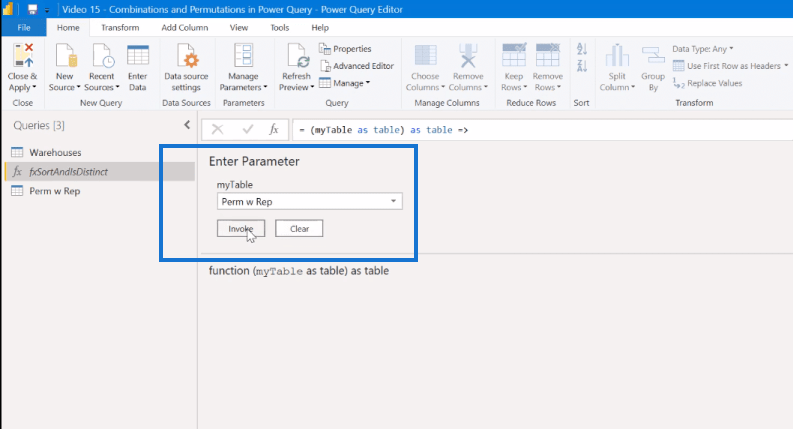 Kombinatorisk analys med hjälp av Power Query i LuckyTemplates