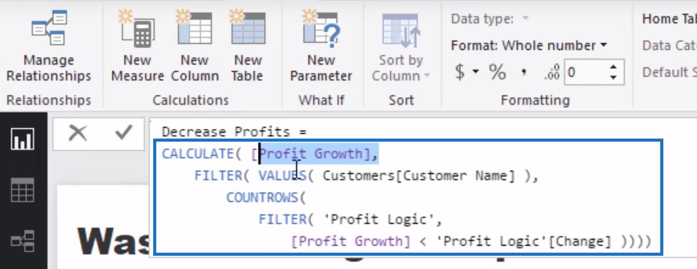 Bruk LuckyTemplates Analytics for å sjekke om inntektsvekst er lønnsomt