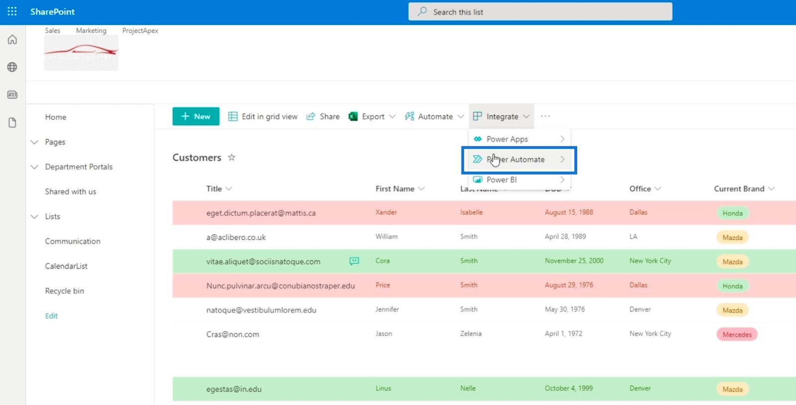 MS Power Automate Vs.  Автоматизація SharePoint