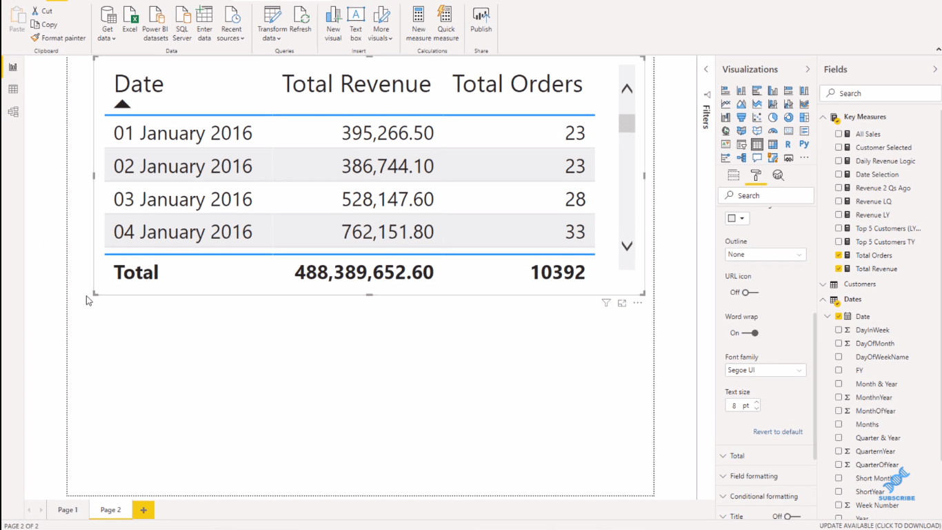 Skapa ett visuellt verktygstips i LuckyTemplates