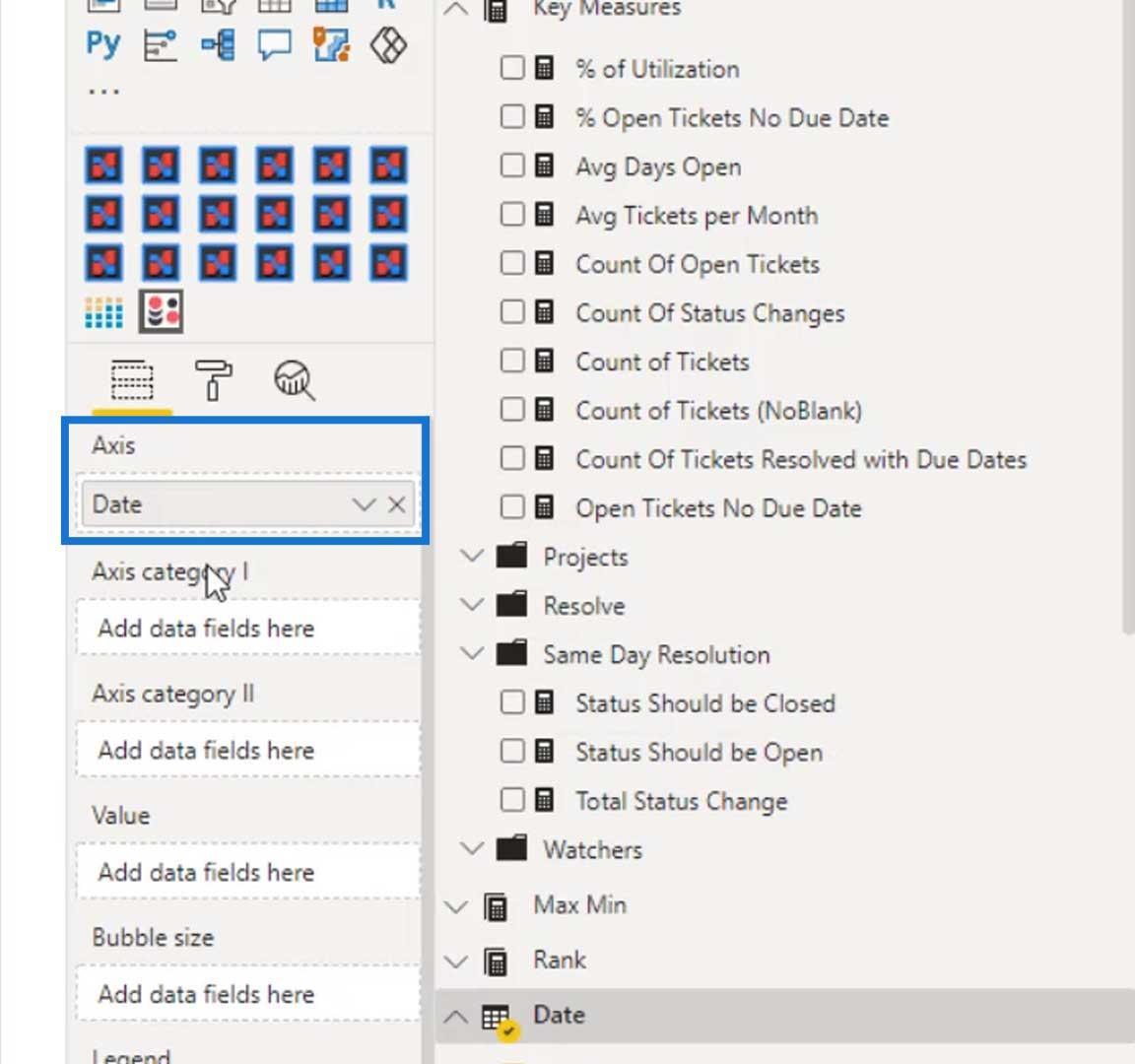 Punktplott-grafer i LuckyTemplates: Custom Visualization