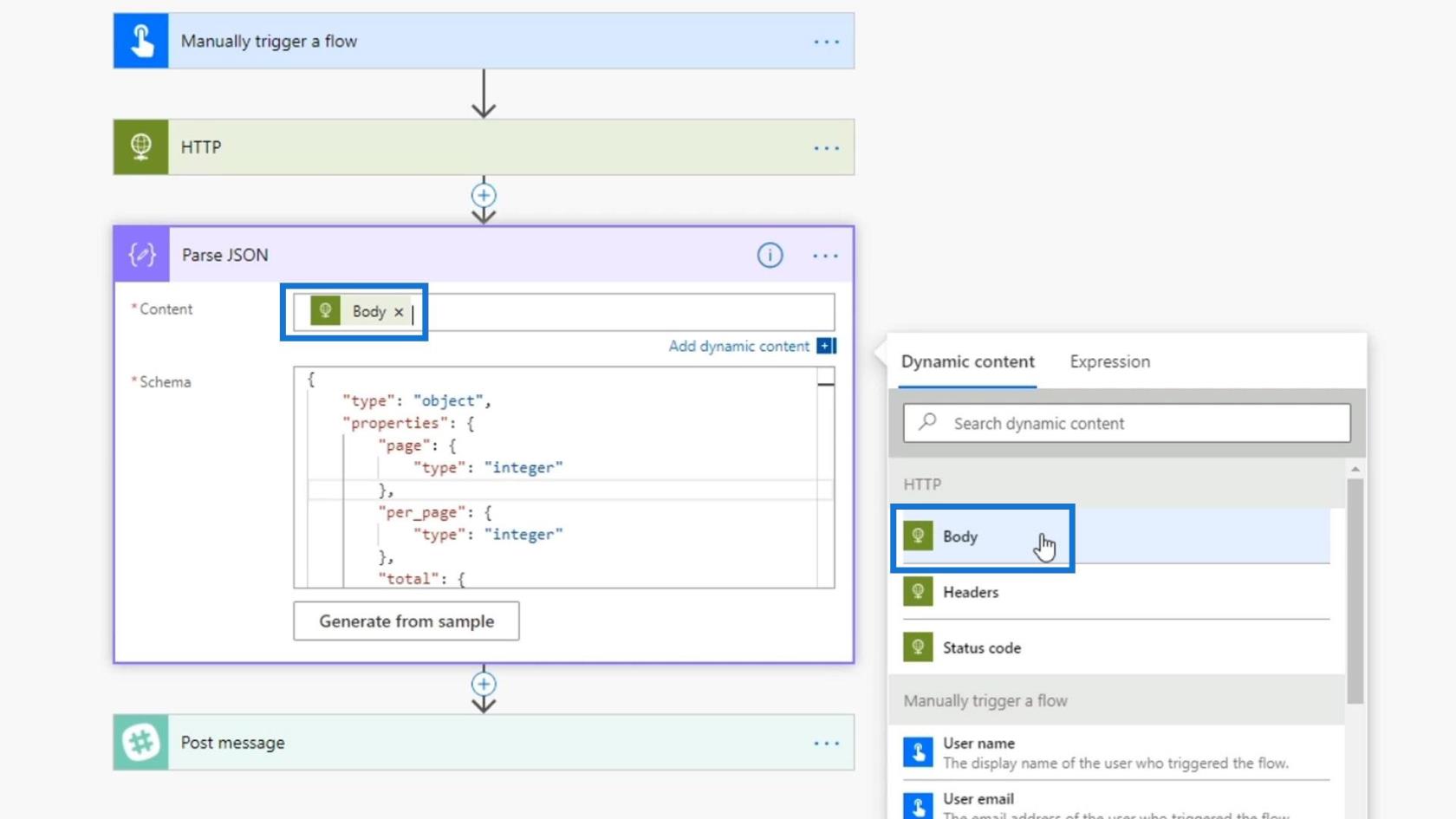 HTTP-anmodning i Power Automate – en introduktion