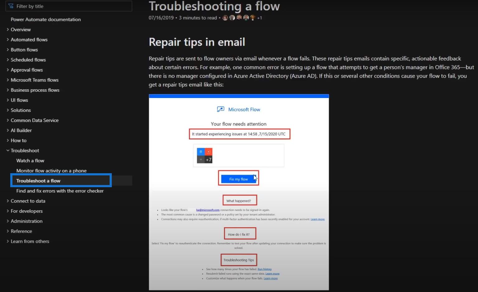 Power Automate Documentation Walkthrough