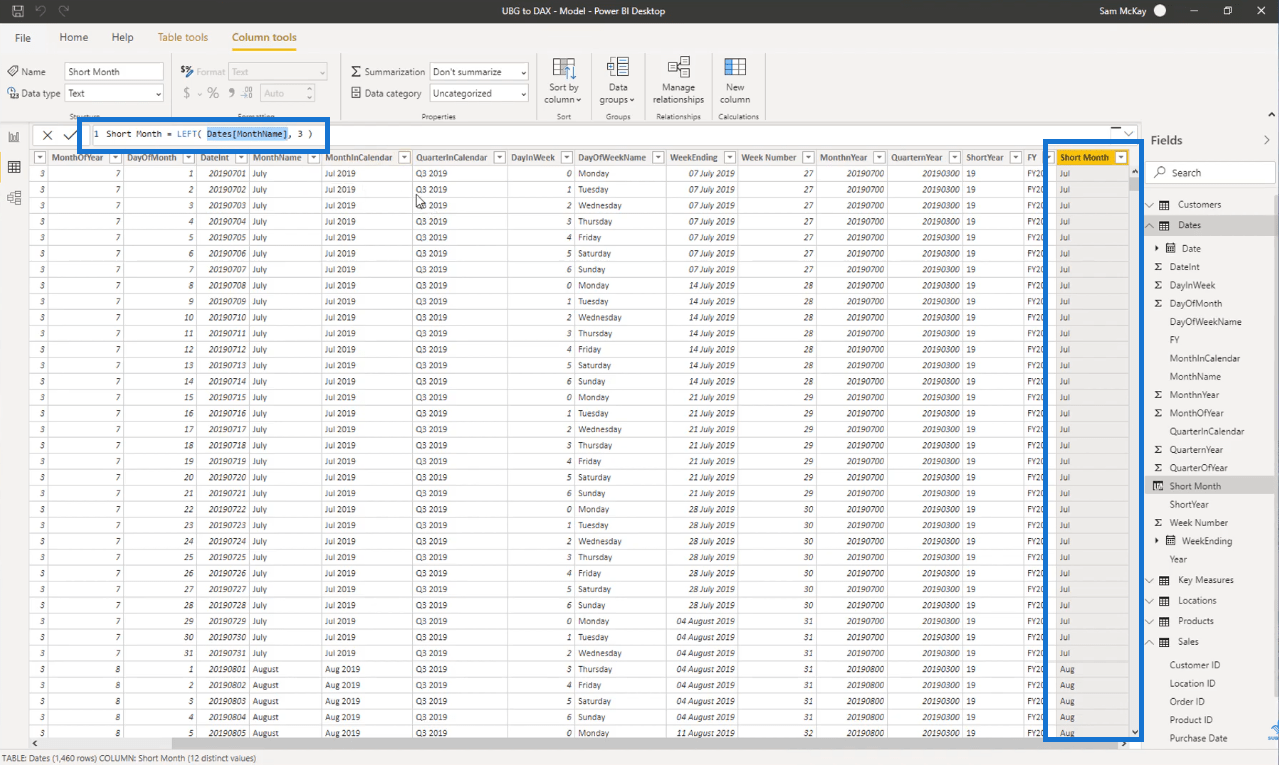 LuckyTemplates og Excel: Forskel i DAX-formler