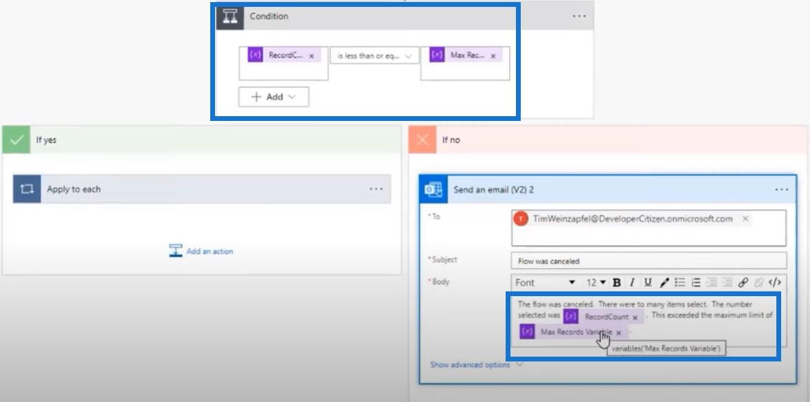 Odesílejte e-maily pomocí platformy LuckyTemplates a Power Automate