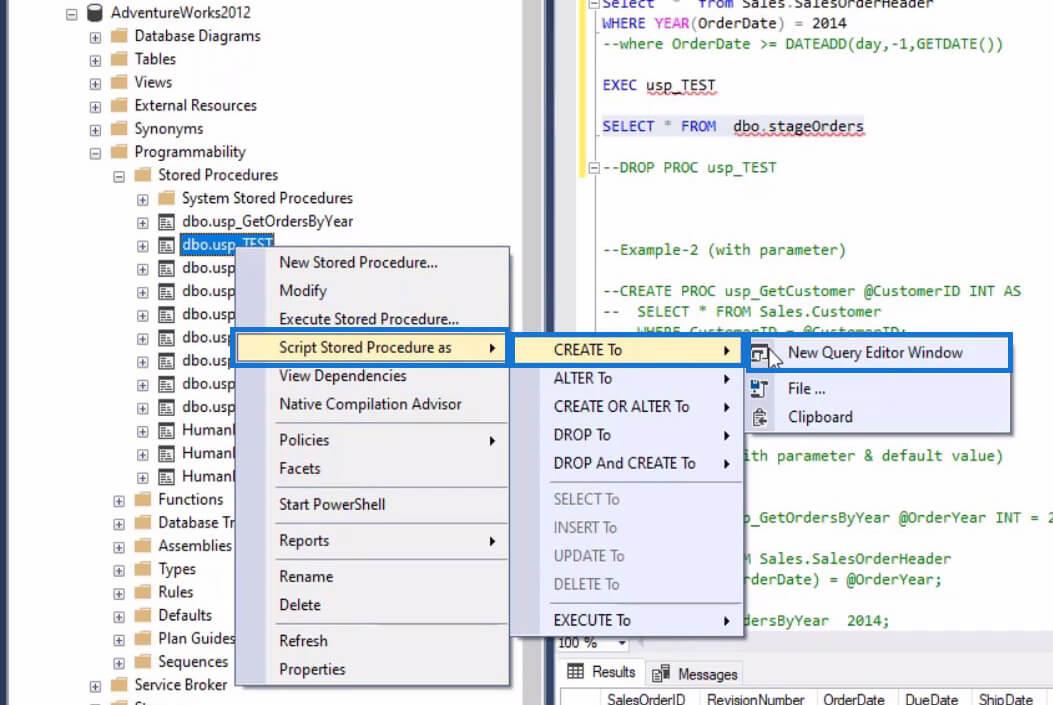 Lagrede prosedyrer i SQL |  Et overblikk