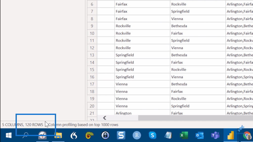 Kombinatorisk analyse ved hjelp av Power Query i LuckyTemplates