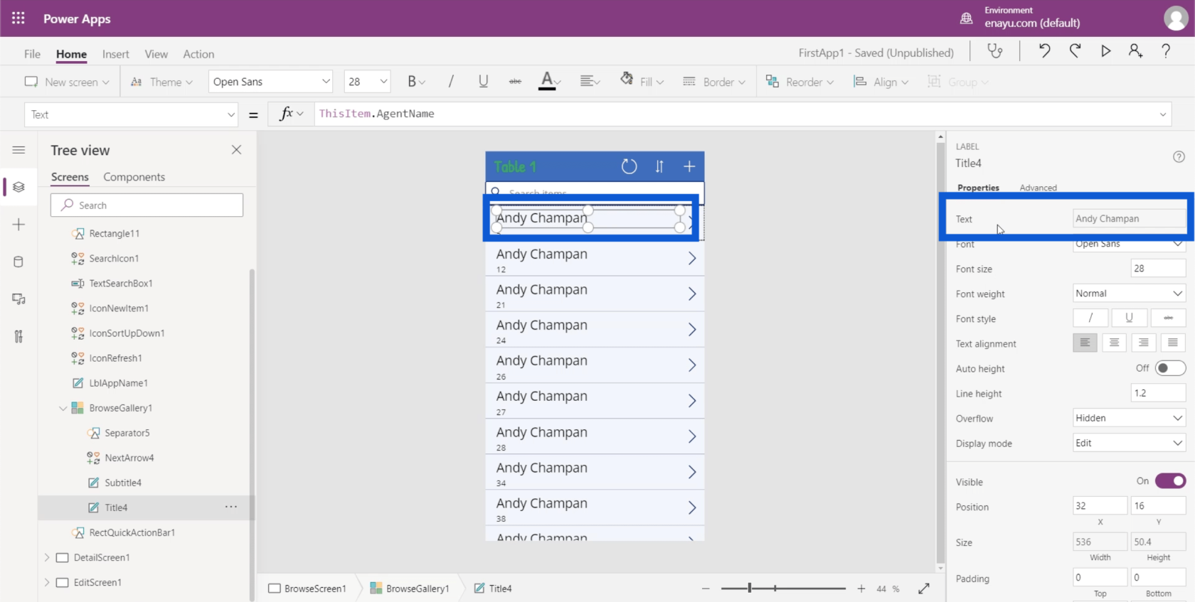 PowerApps Gallerier: En introduktion