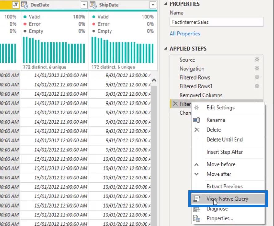 Frågevikning och anslutning till SQL Server