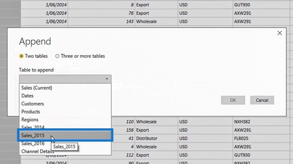 Sådan tilføjer du Power-forespørgsler i LuckyTemplates