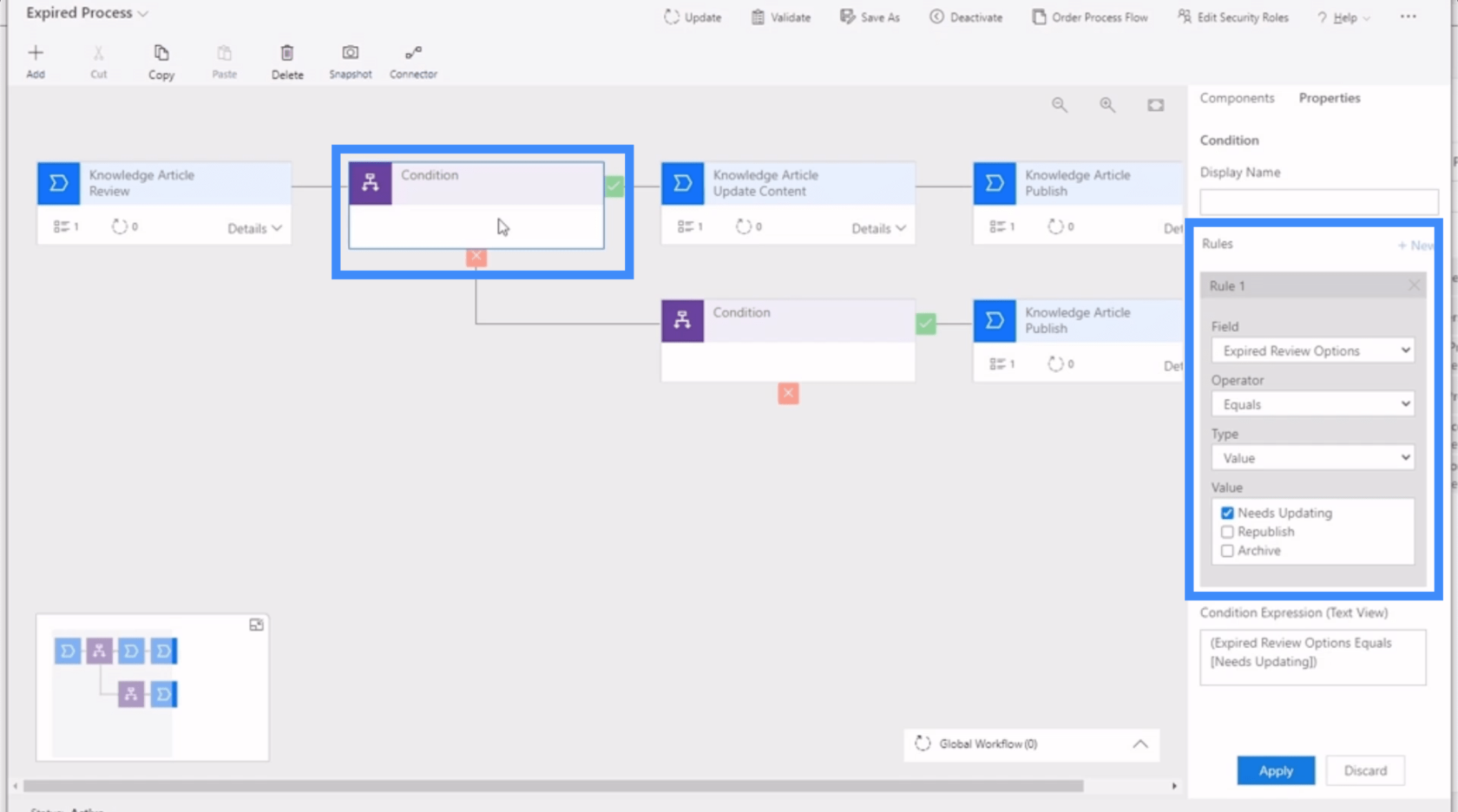 Power Apps Business Process Flow og dokumentation